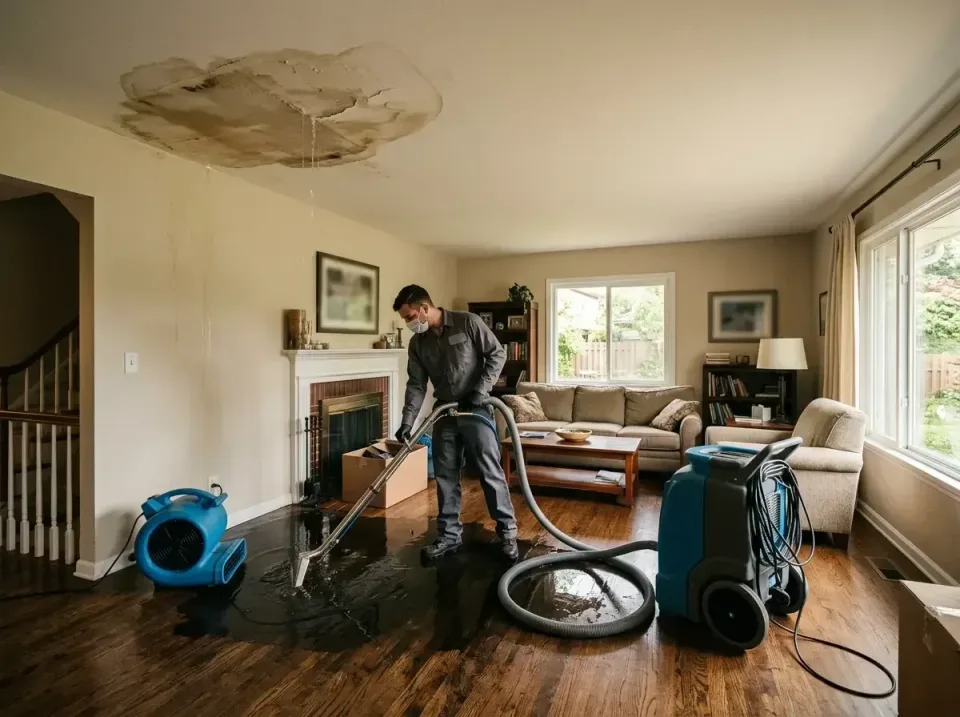 attic-pipe-burst-ceiling-drip-008 — frequently asked questions, Water Damage Restoration & Carpet Care in Gladeview, FL